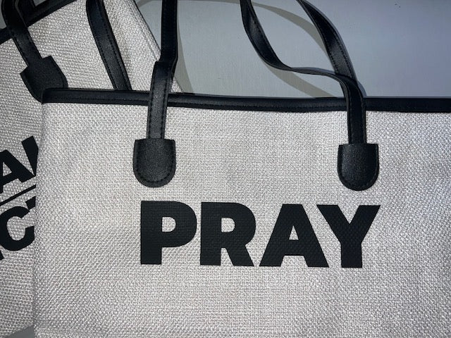 Personalized Large Canvas Tote Bag with Zipper