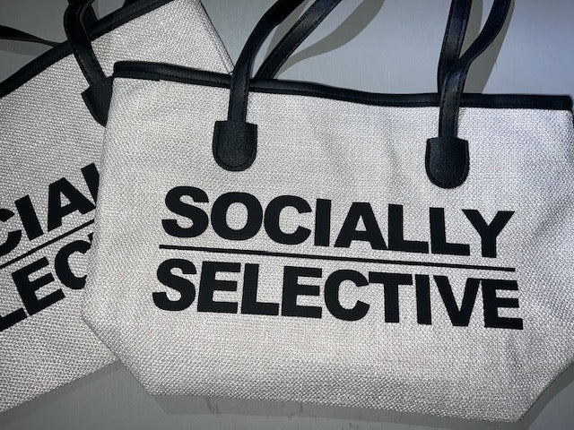 Personalized Large Canvas Tote Bag with Zipper