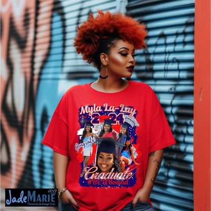 Custom Graduation T-shirt: Myla La-Lay 2024