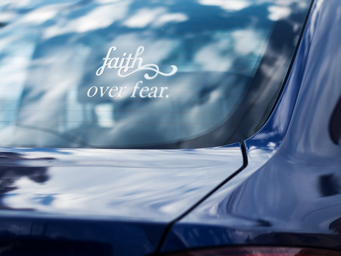 Faith Over Fear Vinyl Decal