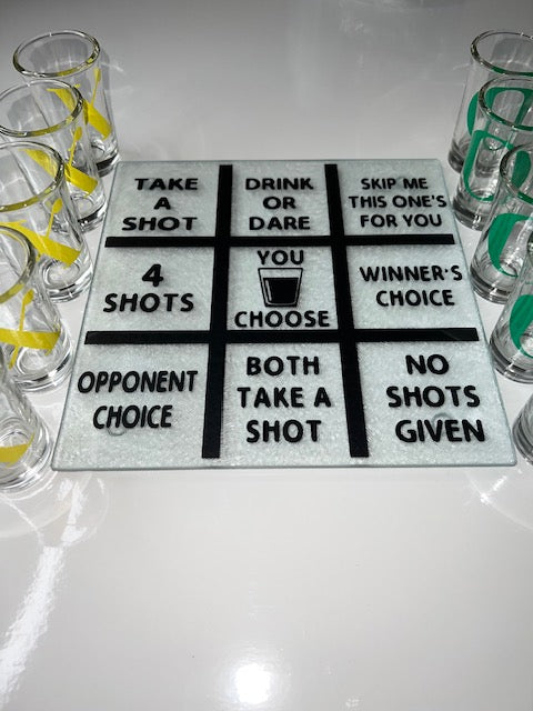 Drinker's Tic Tac Toe Game