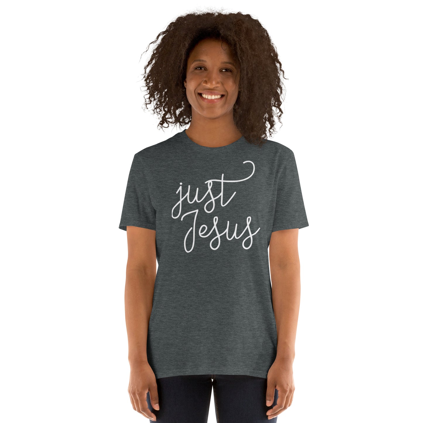 Just Jesus Unisex T-Shirt White Graphic