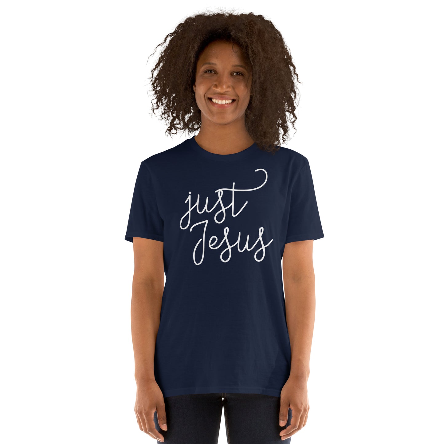 Just Jesus Unisex T-Shirt White Graphic