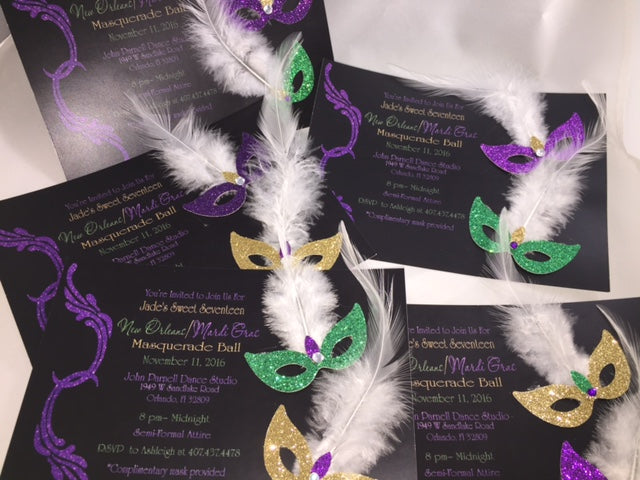 Masquerade Invites