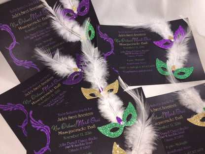 Masquerade Invites